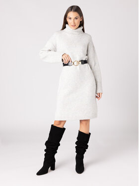 QUIOSQUE QUIOSQUE Sukienka codzienna QUIOSQUE 4VD013132 Beżowy Regular Fit