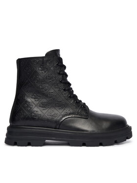 Guess Guess Schnürschuhe FMFGAD LEL10 Schwarz