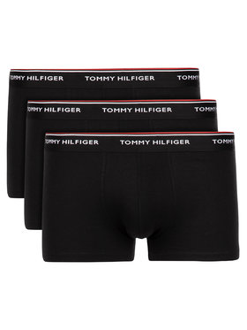 Tommy Hilfiger Tommy Hilfiger Комплект 3 чифта боксерки 3P Lr Trunk 1U87903841 Черен