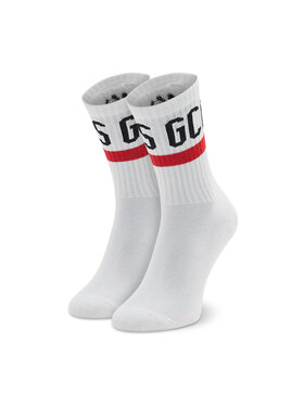 GCDS GCDS Visoke nogavice Unisex CC94M010024 Bela