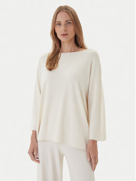 Kontatto Kontatto Sveter 3M0801C Écru Regular Fit