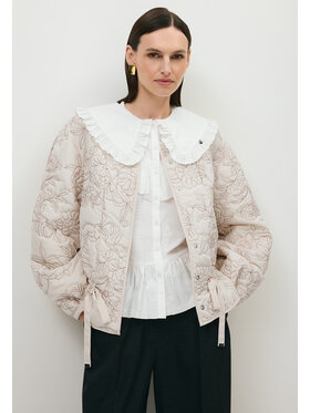 BIZUU BIZUU Kurtka przejściowa LUCISSE FLORAL JACKET Biały