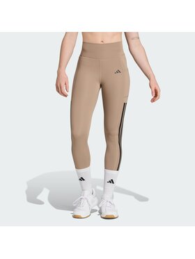 adidas adidas Legginsy 142457 Brązowy Fitted Fit