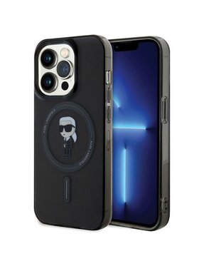KARL LAGERFELD KARL LAGERFELD Etui na telefon IML Ikonik MagSafe Czarny