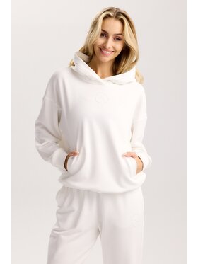 ROUGH RADICAL ROUGH RADICAL Bluza COTTON ACTIVE HOODIE WOMEN Écru Regular Fit