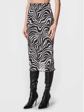 Gina Tricot Gina Tricot Спідниця-міді Carro 17354 Чорний Regular Fit