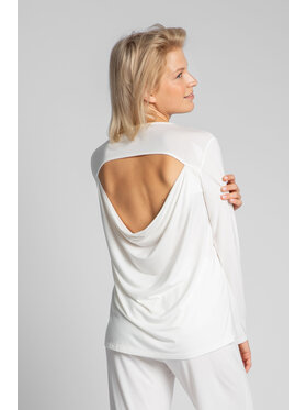 LaLupa LaLupa Bluzka LA027 Biały Comfortable Fit