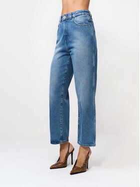 La Mania La Mania Jeansy RIFFE Niebieski Basic Fit