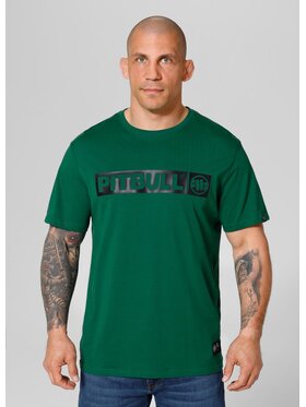 PITBULL PITBULL T-Shirt Koszulka Hilltop M Zielony Regular Fit