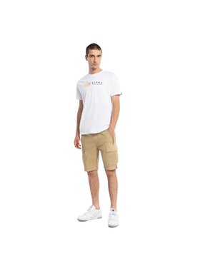Alpha Industries Alpha Industries Šortky z materiálu Ripstop Jogger Short 106250-14 Béžová Classic Fit