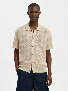 Selected Homme Selected Homme Hemd 16097564 Beige Regular Fit