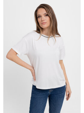 Volcano Volcano T-Shirt T-SUS Biały Regular Fit
