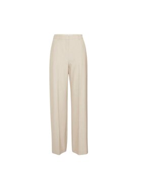 b.young b.young Spodnie damskie Pantalone donna bydanta wide leg pants Beżowy Regular Fit