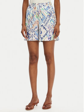 JDY JDY Bavlnené šortky Troya 15347221 Écru Loose Fit