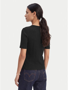 Calvin Klein Calvin Klein Marškinėliai Varigated LV044F211G Juoda Slim Fit