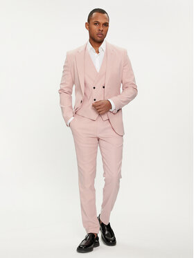 HUGO Hugo Uzvalks Arti/Hesten 242 50526868 Rozā Extra Slim Fit