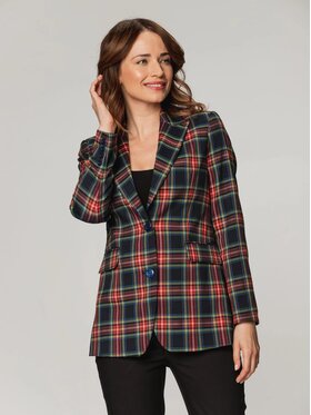 Willsoor Willsoor Marynarka 67458 Granatowy Regular Fit