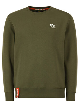 Alpha Industries Alpha Industries Bluza Basic 188307 Zielony Regular Fit