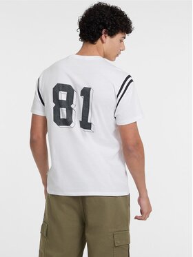 Guess Jeans Guess Jeans T-Shirt 174373 Bílá Classic Fit