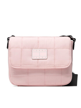 Tommy Jeans Tommy Jeans Дамска чанта Tjw Casual Quilted Flap Cross AW0AW12492 Розов