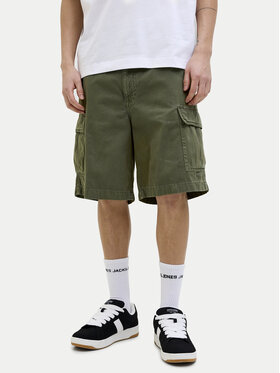Jack&Jones Jack&Jones Szorty materiałowe Karl 12269374 Zielony Loose Fit