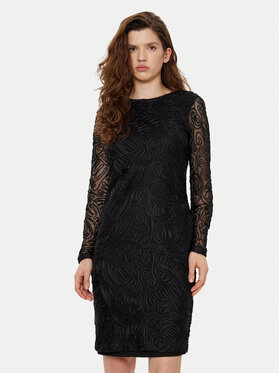 Tatuum Tatuum Koktel haljina Noemi T2424.196B Crna Slim Fit