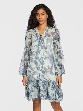 Guess Guess Kleid für den Alltag W3RK01 WDW52 Blau Regular Fit