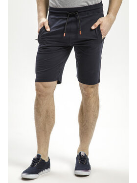 Cross Jeans Cross Jeans Szorty sportowe 49058-001 Granatowy Regular Fit