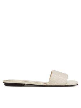 Calvin Klein Calvin Klein Šľapky Flat Slide Jacq HW0HW02388 Écru