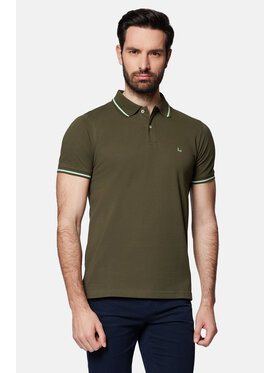 Lancerto Lancerto Polo Morty PO073124000022 Zielony Regular Fit