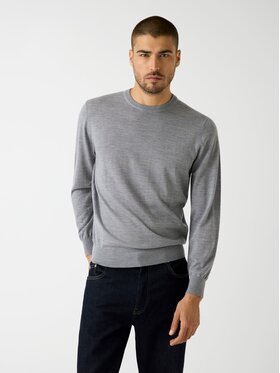Guess Guess Sweter 170947 Szary Classic Fit