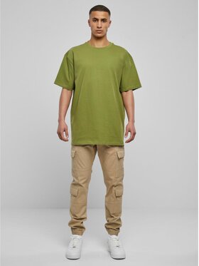 Urban Classics Urban Classics T-Shirt Koszulka Oversize Męska Oliwkowa Urban Classics TB1778 4XL Zielony Oversize