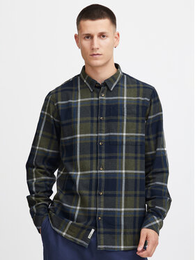 Solid Solid Сорочка 21107051 Зелений Regular Fit