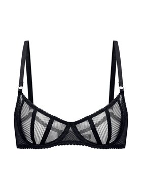 Merci Lingerie Merci Lingerie Biustonosz balkonetka EB02BP04D Czarny