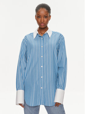 Samsøe Samsøe Samsøe Samsøe Πουκάμισο Salovas F24100170 Μπλε Loose Fit