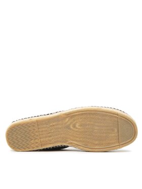 Manebi Espadrile Flat Espadrilles K 1.0 C0 Crna