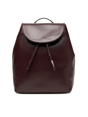 Calvin Klein Calvin Klein Hátizsák Emblem Aop Flap Backpack LV04F3271G Bordó