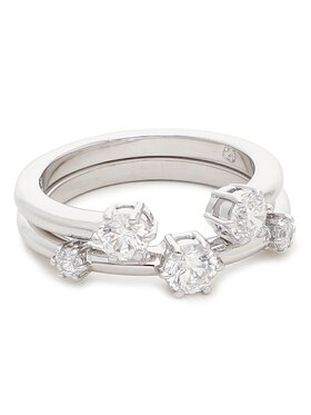 Swarovski Swarovski Sada 2 prsteňov Constella Ring 5640960 Strieborná