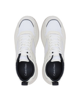 Calvin Klein Superge Low Top Lace Up Mix HM0HM01044 Bela