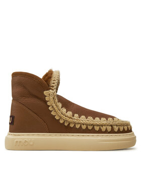 Mou Mou Μπότες Χιονιού Eskimo Sneaker Bold FW411000B Καφέ
