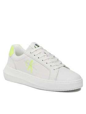 Calvin Klein Jeans Calvin Klein Jeans Sneakers Chunky Cupsole Laceup Mon Lth Wn YW0YW00823 Bianco