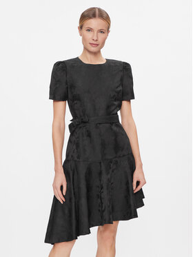 DKNY DKNY Коктейлна рокля DD3JQ466 Черен Regular Fit