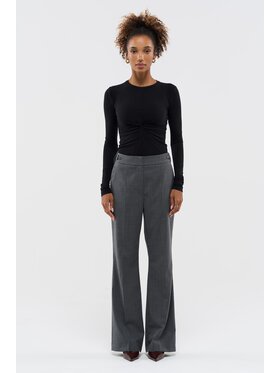 BENU BENU Spodnie garniturowe AW25 Szary Regular Fit