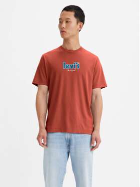 Levi's® Levi's® T-shirt Holiday Poster Chili 161430740 Crvena Regular Fit