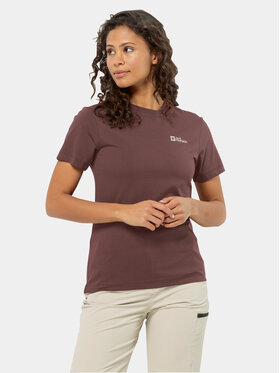 Jack Wolfskin Jack Wolfskin T-shirt Essential T 1808352 Ljubičasta Regular Fit