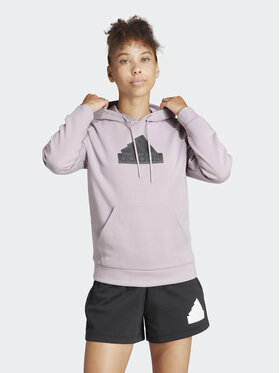 adidas adidas Bluză Future Icons Badge of Sport IS3641 Violet Regular Fit