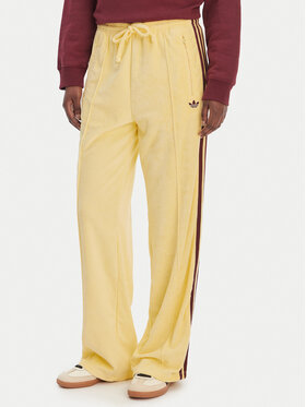 adidas adidas Спортивні штани Terry Towel Firebird KQ6662 Жовтий Loose Fit