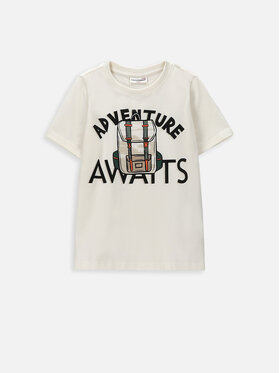 Coccodrillo Coccodrillo T-Shirt WC4143202NAK Εκρού Regular Fit