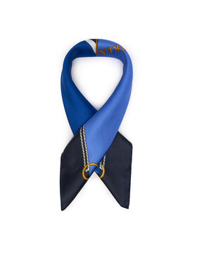 LAUREN RALPH LAUREN LAUREN RALPH LAUREN Hedvábný šátek Colour-Blocked Anchor-Crest 454P09785003 Modrá