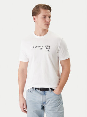 Calvin Klein Jeans Calvin Klein Jeans T-Shirt LV04RF800G Bílá Classic Fit